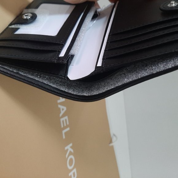 Nwt MK Black Wallet - Picture 3 of 3
